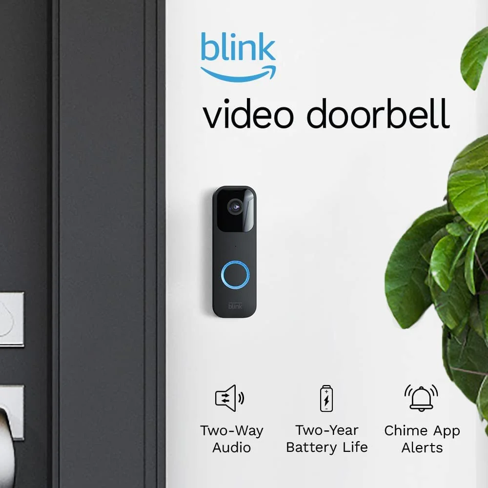 Blink Video Doorbell | Two-Way Audio, HD Video, Motion and Chime App Alerts and Alexa Enabled Wired or Wire-Free (Black) image 5