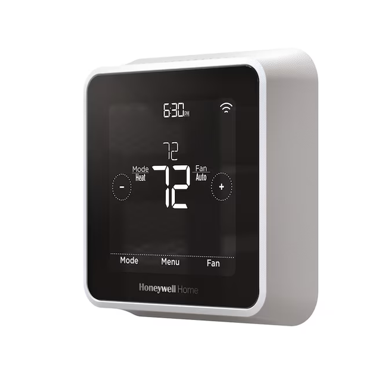 Black/White Smart Thermostat with Wi-Fi Compatibility image 4