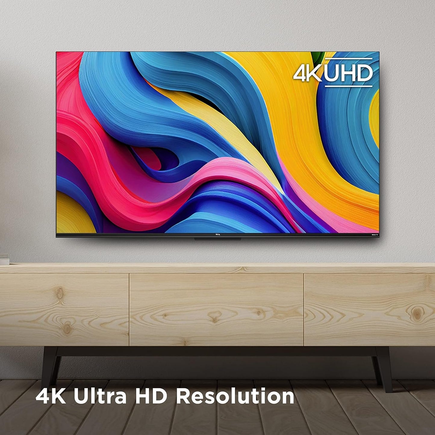 TCL | 50-Inch Class S4 4K LED Smart TV with Roku TV (50S450R, 2023 - Model), Dolby Vision, HDR, Dolby Atmos, Works with Alexa, Google Assistant and Apple Homekit Compatibility, Streaming UHD Television image 3