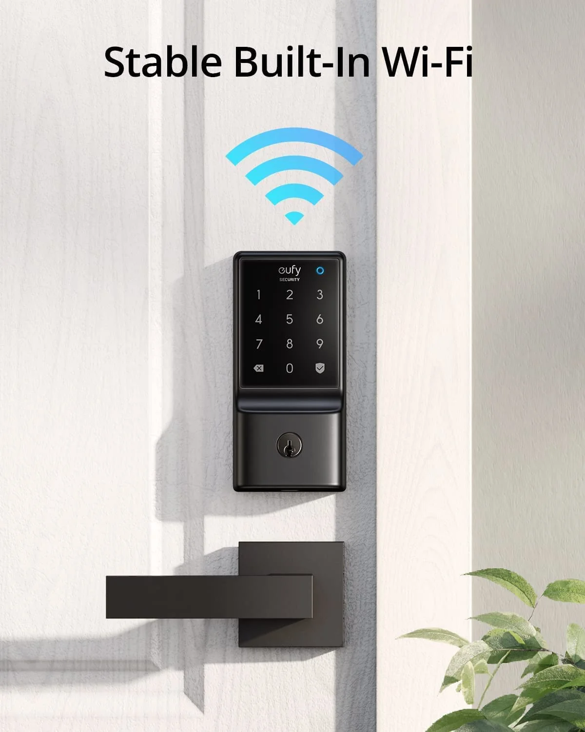 Anker Security C210(E110) Smart Lock, 5-In-1 Keyless Entry Door Lock, Built-In Wifi Deadbolt, Smart Door Lock, Touchscreen Keypad image 2