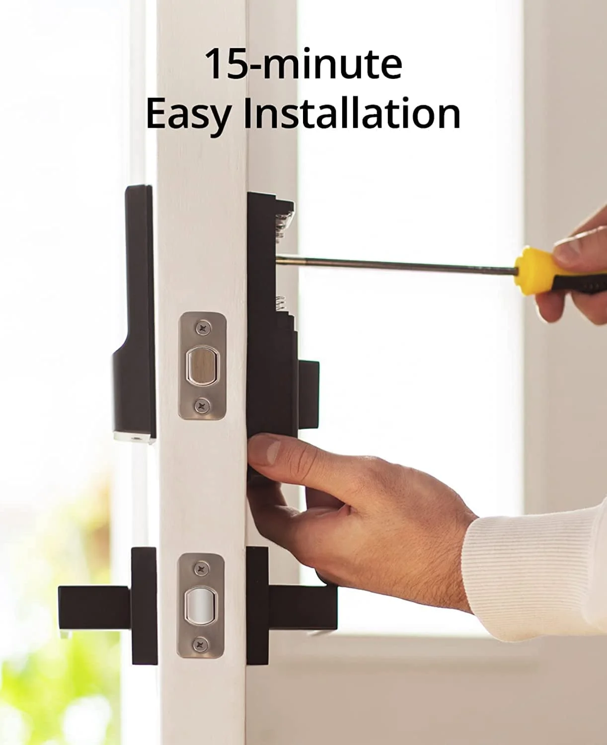 Anker Security C210(E110) Smart Lock, 5-In-1 Keyless Entry Door Lock, Built-In Wifi Deadbolt, Smart Door Lock, Touchscreen Keypad image 5