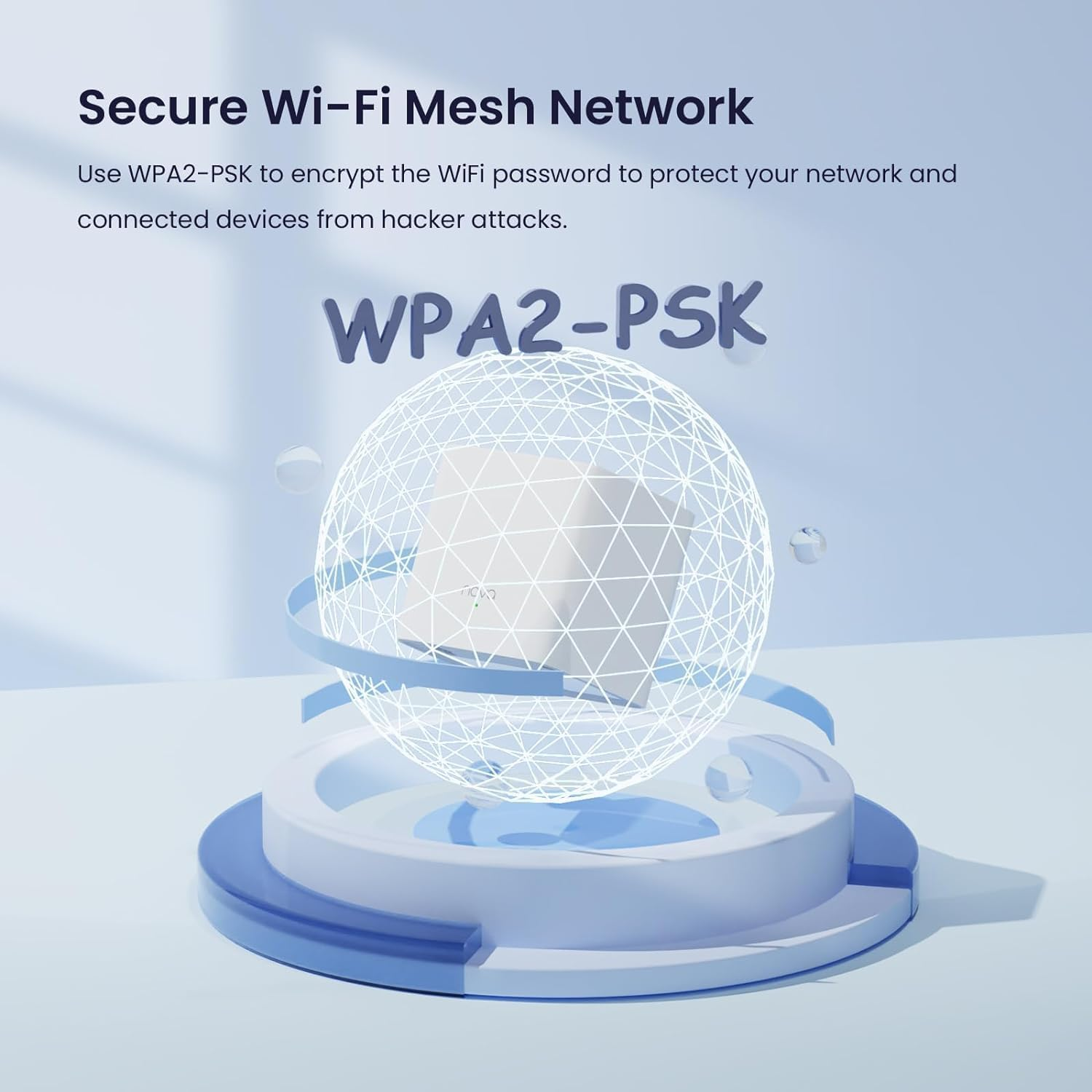 Nova Mesh Wifi System - Covers 3500 Sq.Ft - AC1200 Dual-Band Mesh Network for Home Internet - Parental Control - 3-Pack image 3