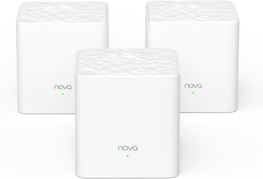 Nova Mesh Wifi System - Covers 3500 Sq.Ft - AC1200 Dual-Band Mesh Network for Home Internet - Parental Control - 3-Pack image 0