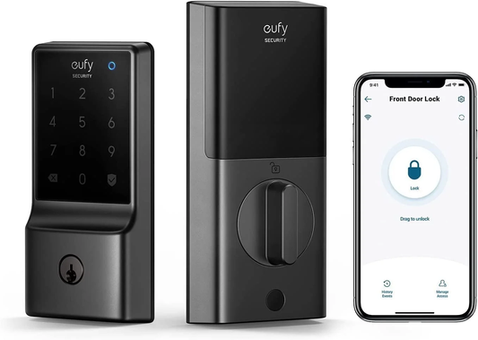 Anker  Security C210(E110) Smart Lock, 5-In-1 Keyless Entry Door Lock, Built-In Wifi Deadbolt, Smart Door Lock, Touchscreen Keypad image 0