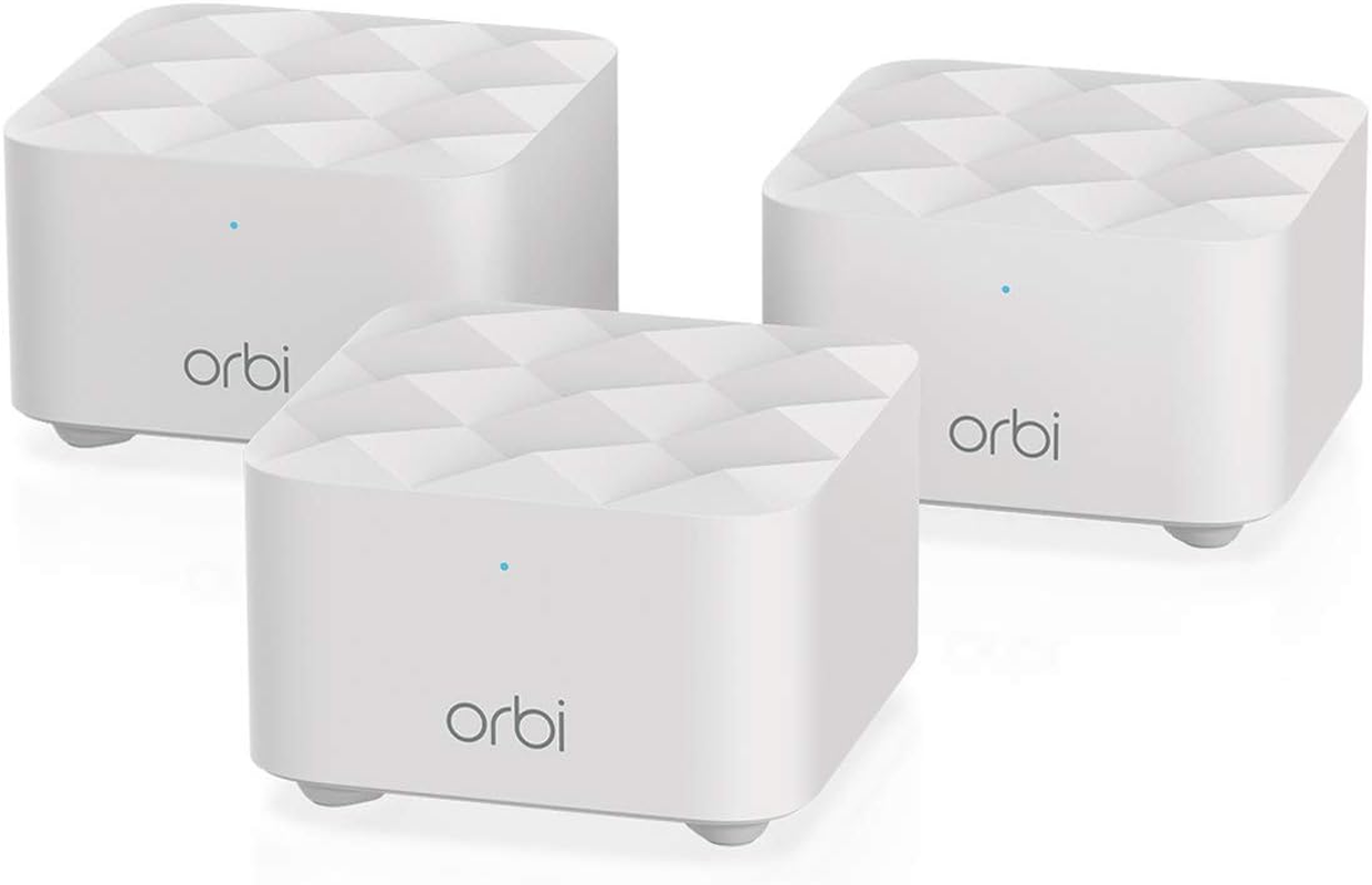 Orbi Whole Home Mesh Wifi System (RBK13) ? Router Replacement Covers up to 4,500 Sq. Ft. with 1 Router &amp; 2 Satellites image 0