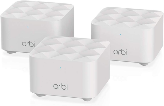 Orbi Whole Home Mesh Wifi System (RBK13) ? Router Replacement Covers up to 4,500 Sq. Ft. with 1 Router &amp; 2 Satellites image 0