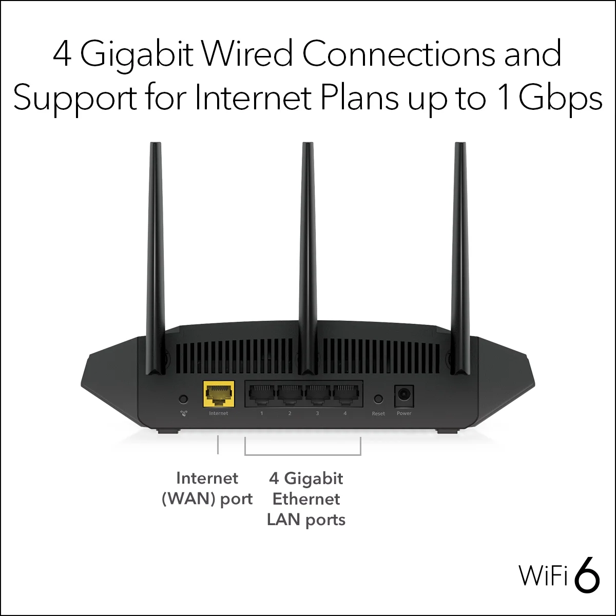 Nighthawk? AX4 4-Stream AX3000 Wifi Router (RAX36S-100PAS) image 5